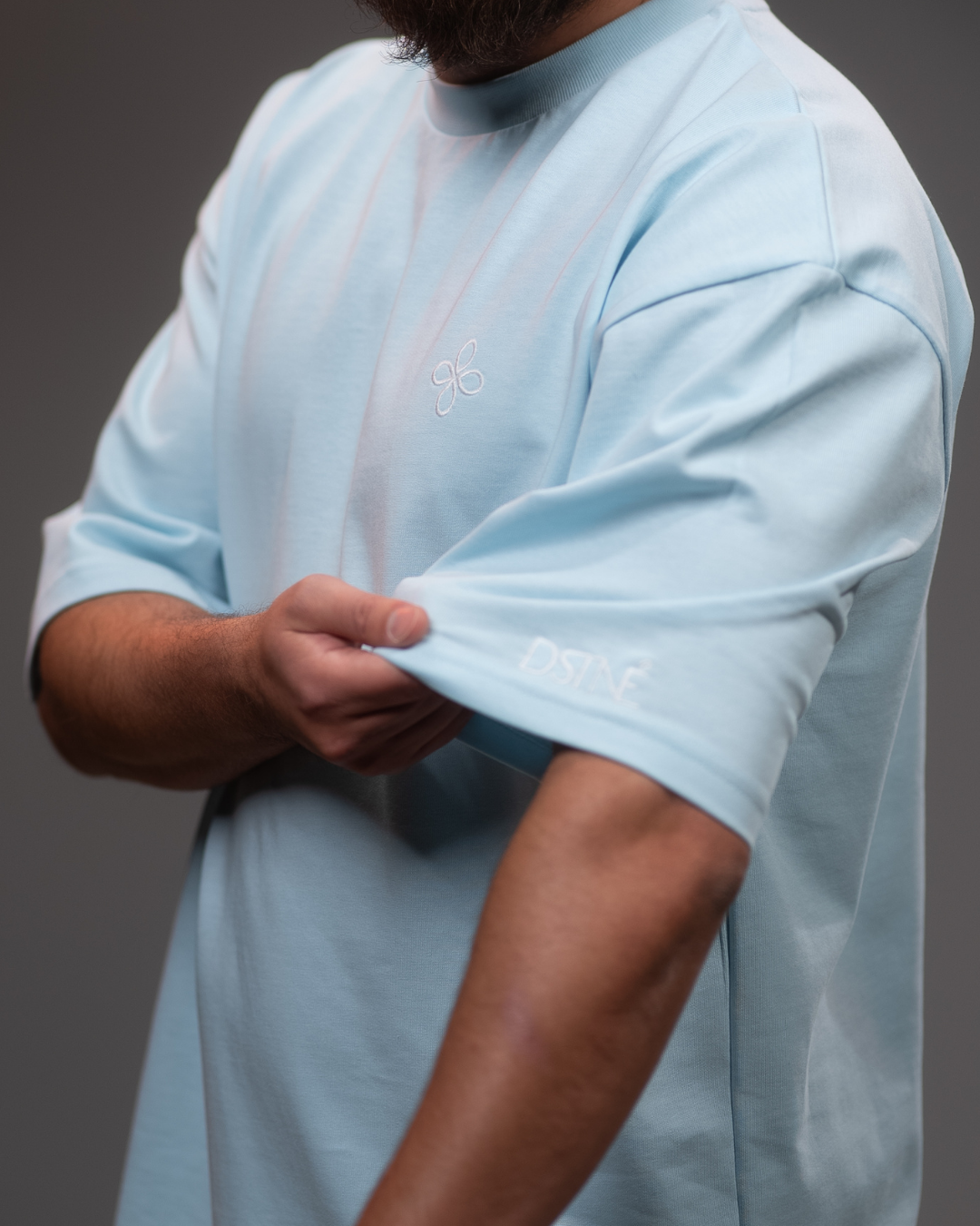 Essential Oversized Tee - Babyblue