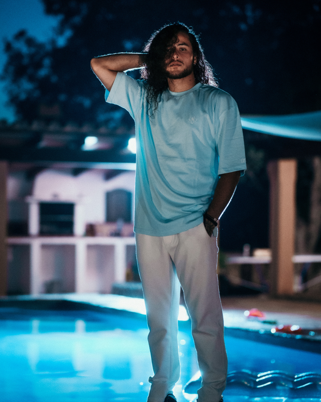 Essential Oversized Tee - Babyblue