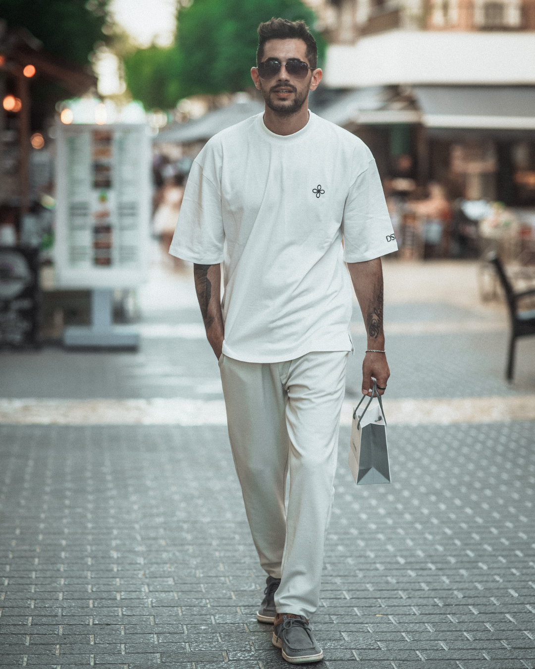 Essential Oversized Tee - White