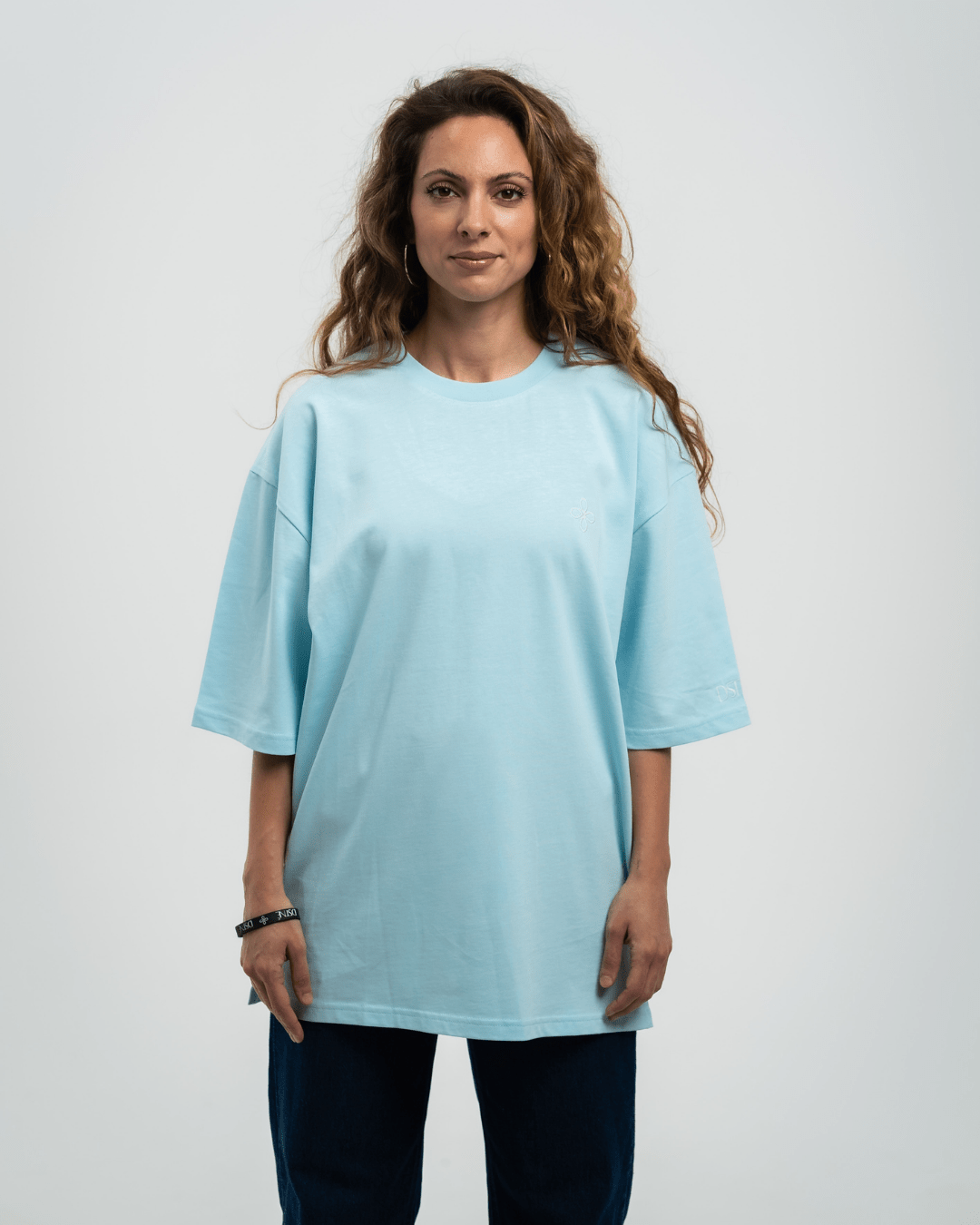 Essential Oversized Tee - Babyblue - Destinée Clothing