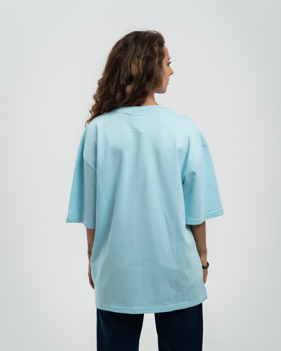 Essential Oversized Tee - Babyblue - Destinée Clothing