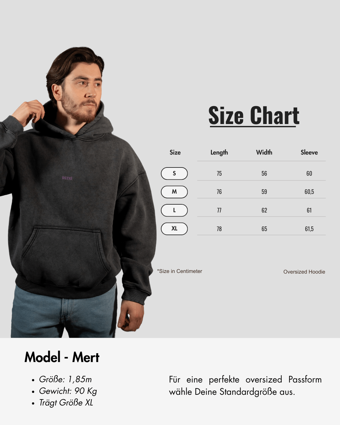 Oversized Hoodie - Description of DSTNÉ - Destinée Clothing