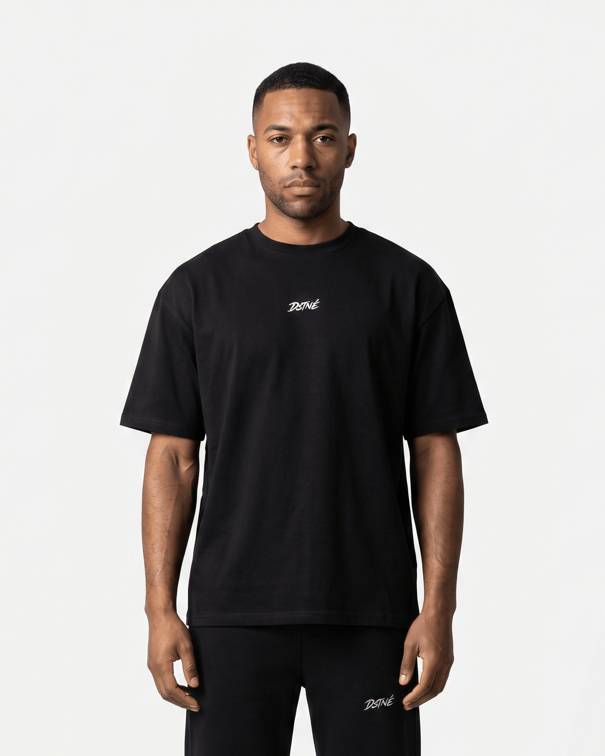 Schwarz Oversized Tee - Sakura - Destinée Clothing