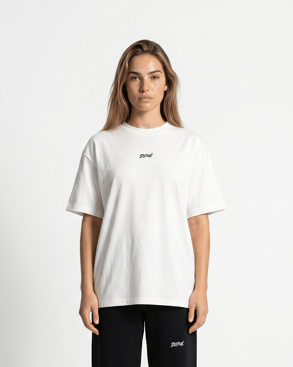Weiß Oversized Tee - Sakura - Destinée Clothing