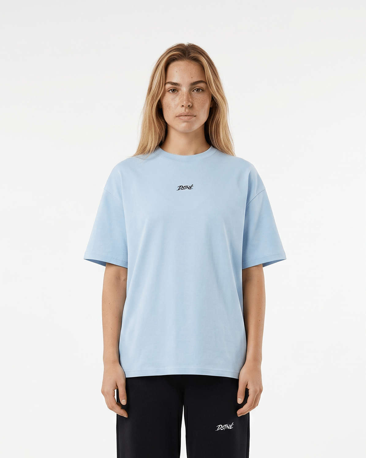Babyblau Oversized Tee - Sakura - Destinée Clothing