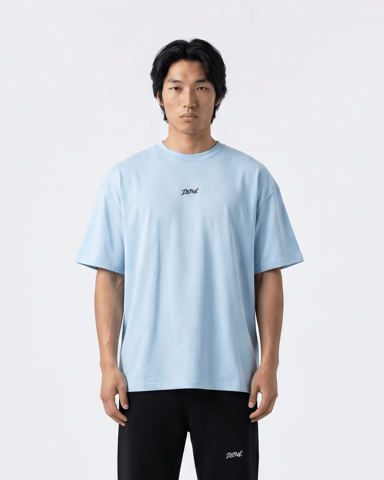 Babyblau Oversized Tee - Sakura - Destinée Clothing