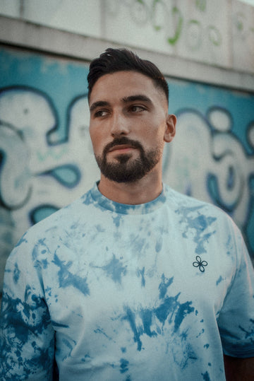 DSTNÉ - Unique Blue Oversized Tee - Destinée Clothing