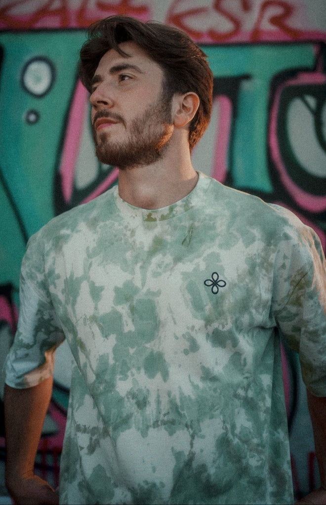 DSTNÉ - Unique Navy Green Oversized Tee - Destinée Clothing