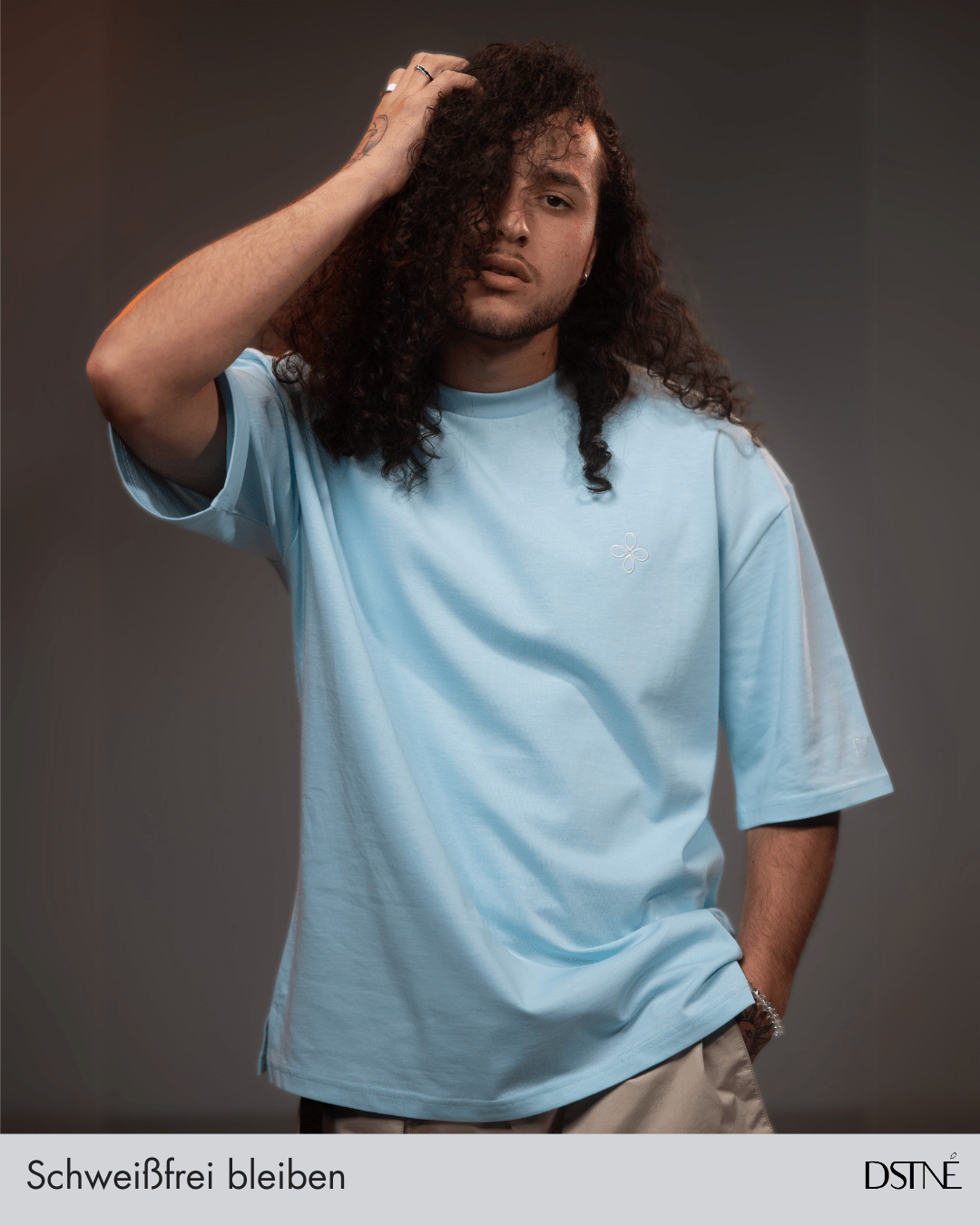 Essential Oversized Tee - Babyblue (Kopie) - Destinée Clothing