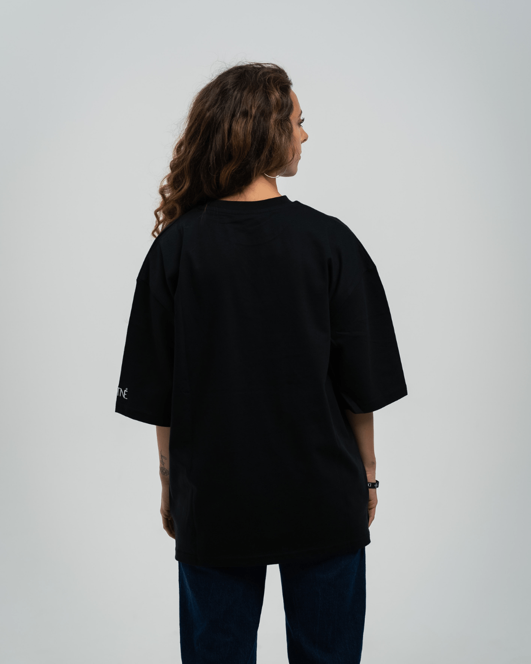 Essential Oversized Tee - Black - Destinée Clothing
