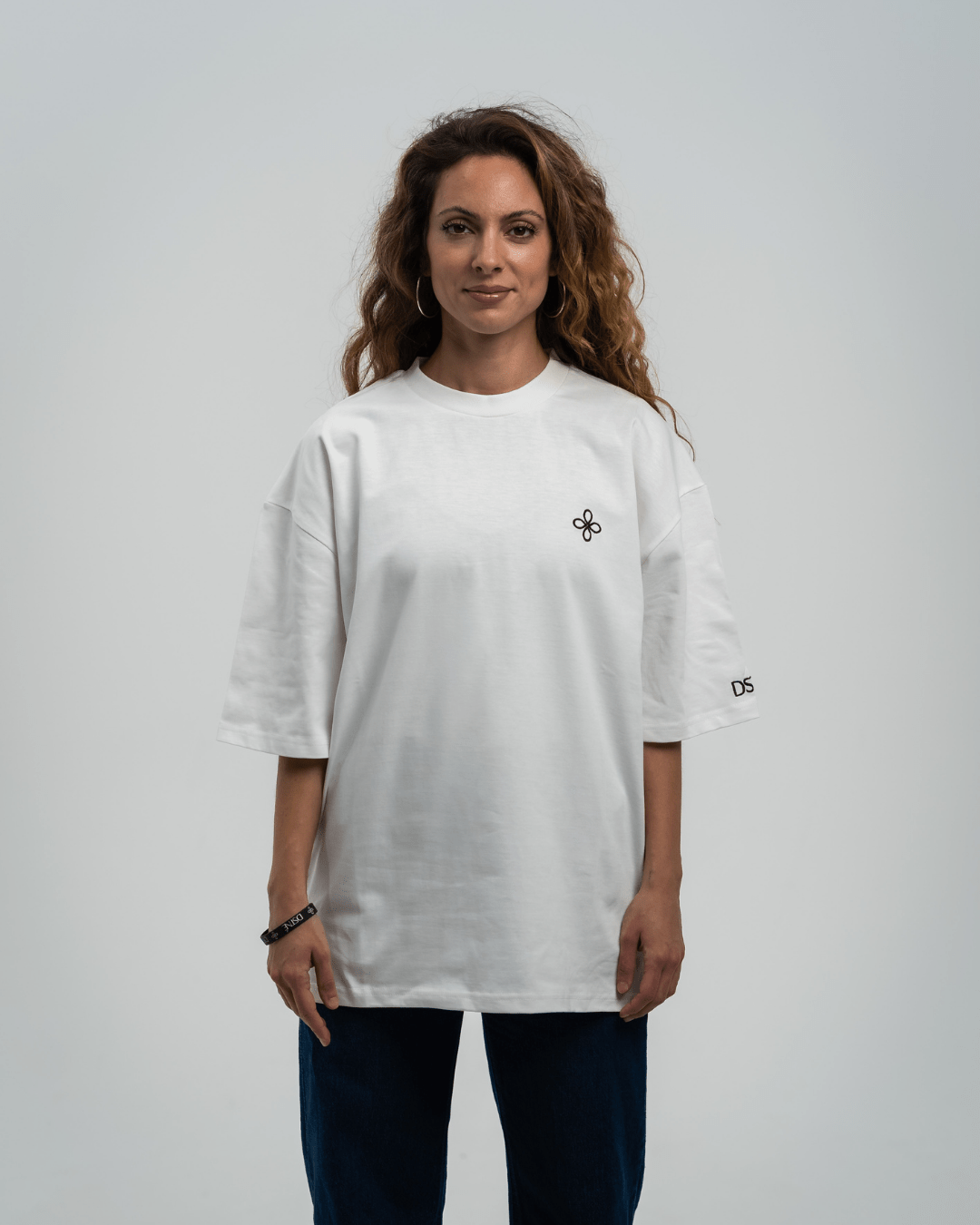 Essential Oversized Tee - White - Destinée Clothing