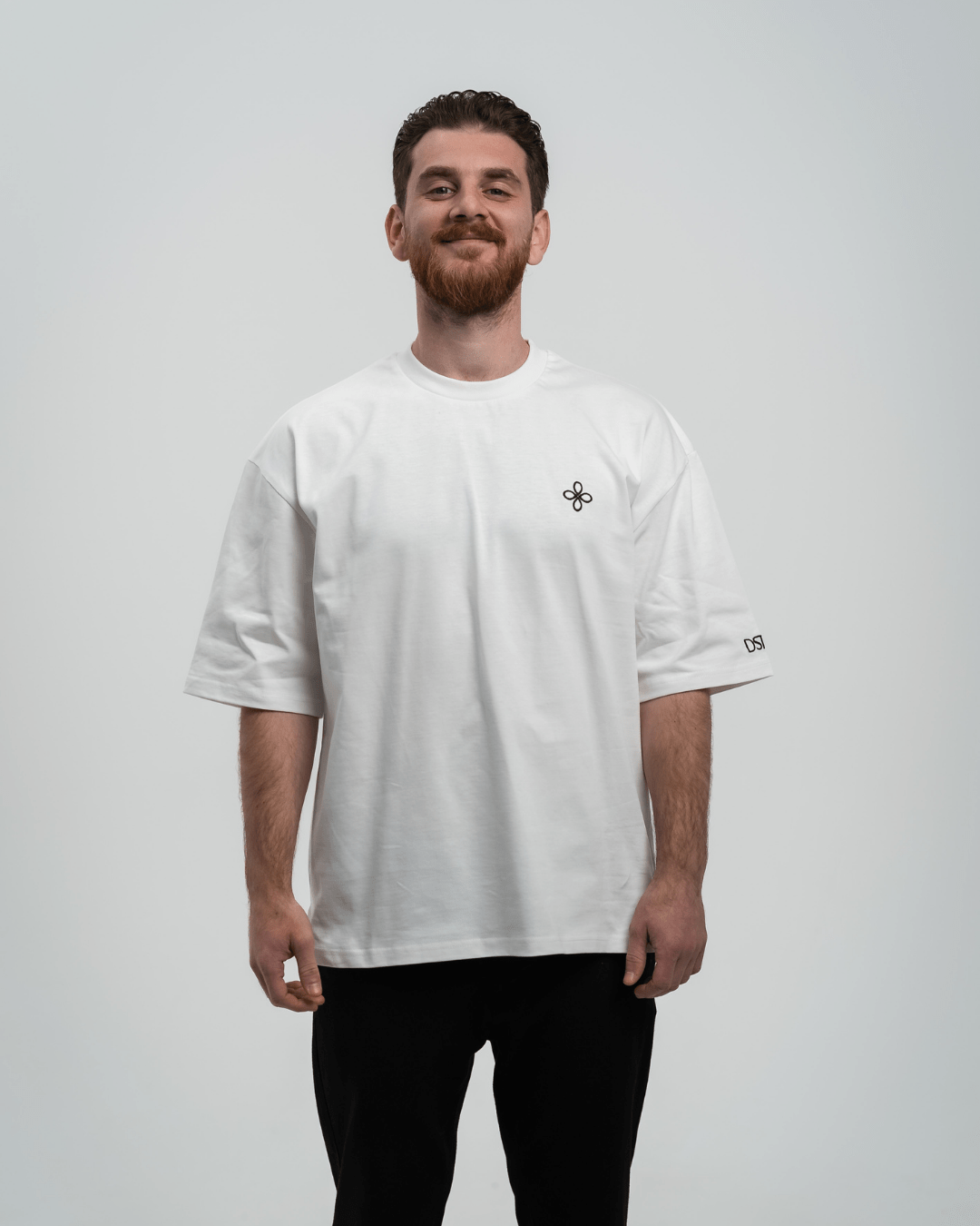 Essential Oversized Tee - White - Destinée Clothing