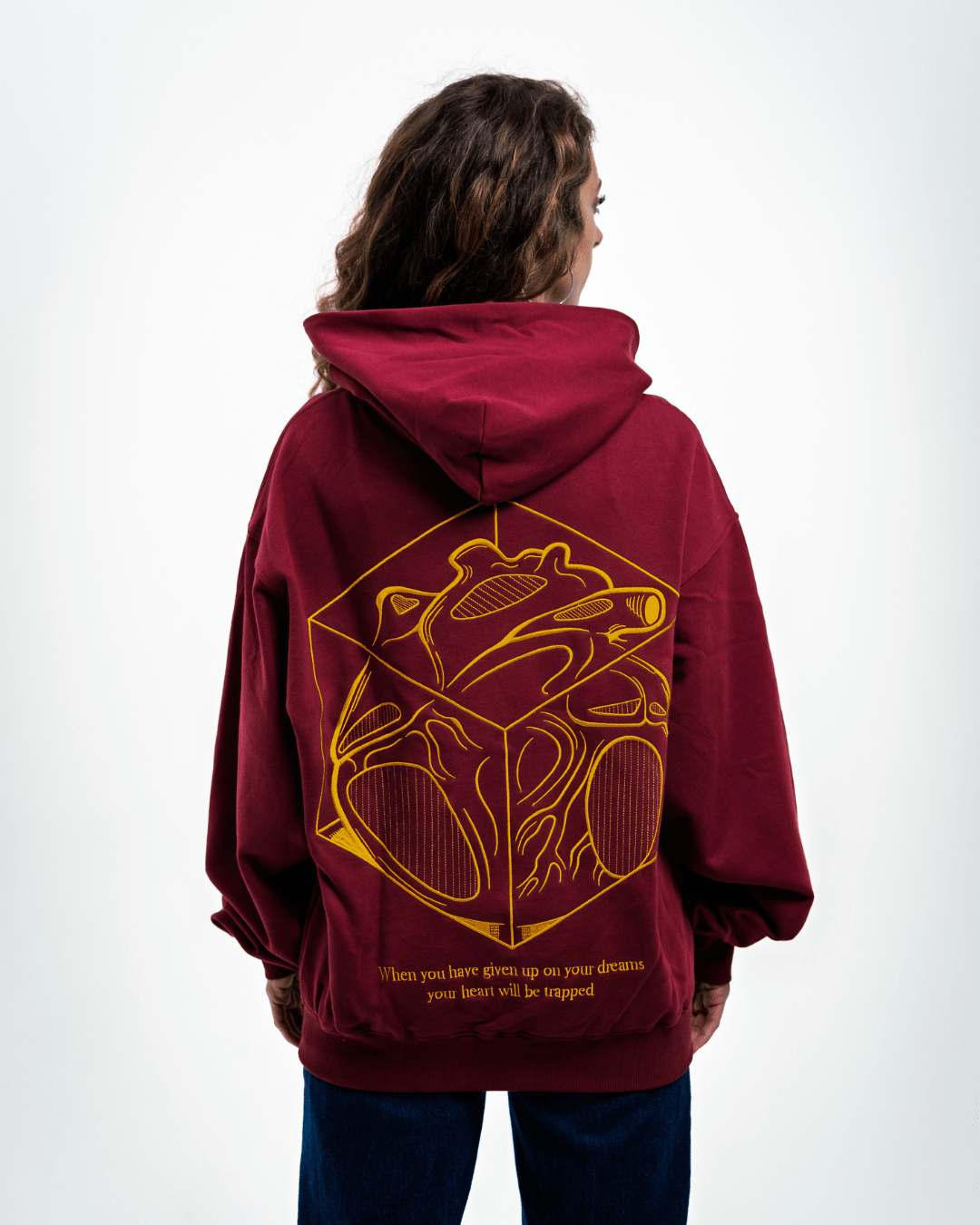 Oversized Hoodie - Trapped Heart - Destinée Clothing